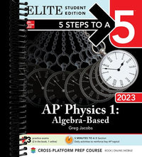 5 Steps to a 5: AP Physics 1: Algebra-Based 2023 Elite Student Edition