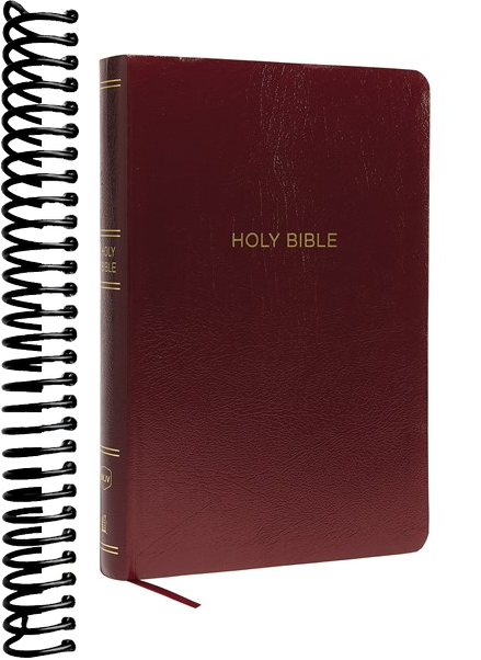 NKJV Holy Bible, Super Giant Print Reference Bible, Burgundy Leather-look, 43,000 Cross references, Red Letter, Comfort Print: New King James Version : New King James Version