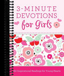 3-Minute Devotions for Girls: 180 Inspirational Readings for Young Hearts