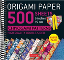 Origami Paper 500 sheets Chiyogami Patterns 6 15cm : Tuttle Origami Paper: Double-Sided Origami Sheets Printed with 12 Different Designs (Instructions for 6 Projects Included)