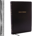 KJV Holy Bible, Giant Print Center-Column Reference Bible, Black Leather-look, 53,000 Cross References, Red Letter, Comfort Print: King James Version : King James Version