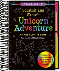 Scratch & Sketch Unicorn Adventure (Trace-Along): An Art Activity Book