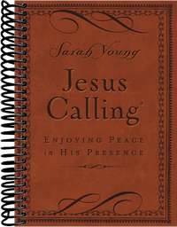 Jesus Calling, Small Brown Leathersoft, with Scripture References: Enjoying Peace in His Presence (A 365-Day Devotional)