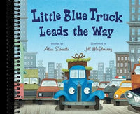 Little Blue Truck Leads the Way Board Book