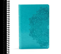 KJV Large Print Personal Size Reference Bible, Teal Leathertouch Indexed: Red Letter, Ribbon Marker, Smythe-Sewn, Two-Column Text, Concordance, Presentation Page, Full-Color Maps, Easy-to-Read Font Size