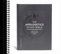 CSB Apologetics Study Bible, Gray Hardcover: Black Letter, Defend Your Faith, Study Notes and Commentary, Ribbon Marker, Sewn Binding, Easy-to-Read Bible Serif Type