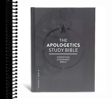CSB Apologetics Study Bible, Gray Hardcover: Black Letter, Defend Your Faith, Study Notes and Commentary, Ribbon Marker, Sewn Binding, Easy-to-Read Bible Serif Type