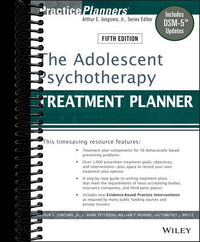 The Adolescent Psychotherapy Treatment Planner: Includes DSM-5 Updates (5th Edition)