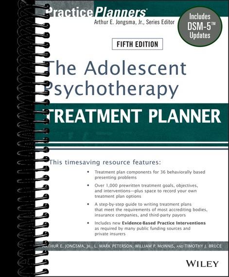The Adolescent Psychotherapy Treatment Planner: Includes DSM-5 Updates (5th Edition)