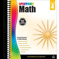 Spectrum Math Workbook, Grade 4