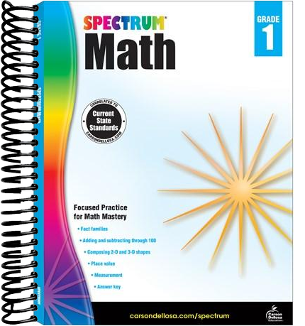 Spectrum Math Workbook, Grade 1