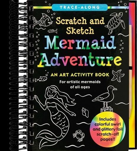 Scratch & Sketch Mermaid Adventure (Trace-Along): An Art Activity Book