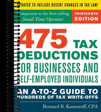 475 Tax Deductions for Businesses and Self-Employed Individuals: An A-to-Z Guide to Hundreds of Tax Write-Offs (13th Edition)