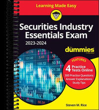 Securities Industry Essentials Exam 2023-2024 For Dummies with Online Practice  (3rd Edition)