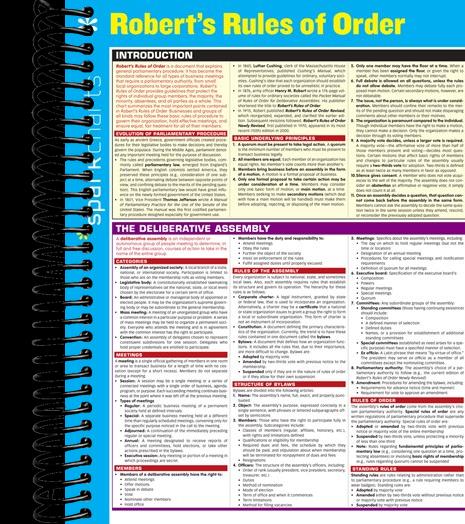 Robert's Rules of Order SparkCharts