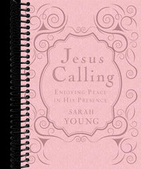 Jesus Calling, Pink Leathersoft, with Scripture References: Enjoying Peace in His Presence (a 365-Day Devotional)