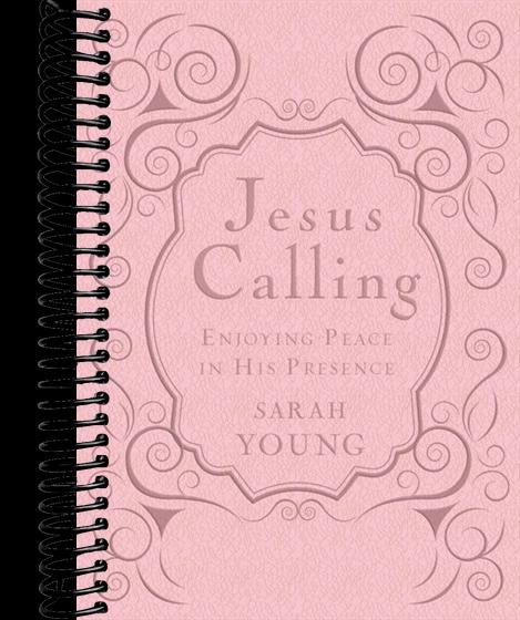 Jesus Calling, Pink Leathersoft, with Scripture References: Enjoying Peace in His Presence (a 365-Day Devotional)