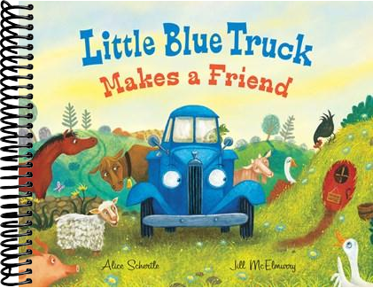 Little Blue Truck Makes a Friend: A Friendship Book for Kids