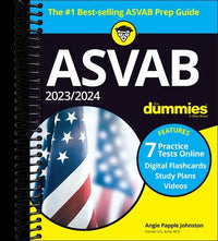 2023/2024 ASVAB For Dummies (+ 7 Practice Tests, Flashcards, & Videos Online)  (12th Edition)