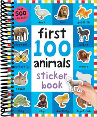First 100 Stickers: Animals : Over 500 Stickers