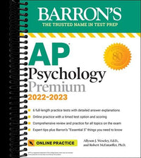 AP Psychology Premium, 2022-2023: Comprehensive Review with 6 Practice Tests + an Online Timed Test Option