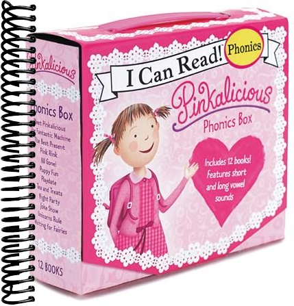 Pinkalicious 12-Book Phonics Fun!: Includes 12 Mini-Books Featuring Short and Long Vowel Sounds