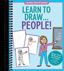 Learn to Draw People!: Draw over 20 pictures of people -- it's easy! Just follow the red lines.