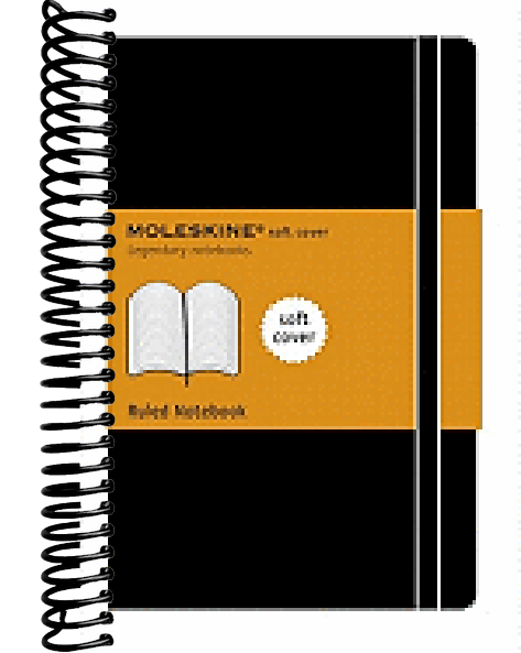 Moleskine Cahier Journal (Set of 3), Pocket, Ruled, Black, Soft Cover (3.5 x 5.5): Set of 3 Ruled Journals