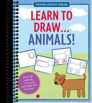 Learn to Draw Animals!: Draw 45 animals -- it's easy! Just follow the red lines.