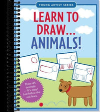 Learn to Draw Animals!: Draw 45 animals -- it's easy! Just follow the red lines.