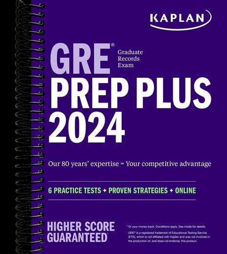 GRE Prep Plus 2024: 6 Practice Tests + Proven Strategies + Online