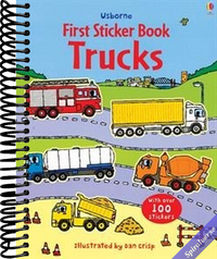First Sticker Book Trucks: A Delightful Sticker Activity Book Showcasing Trucks, Construction Sites, and More